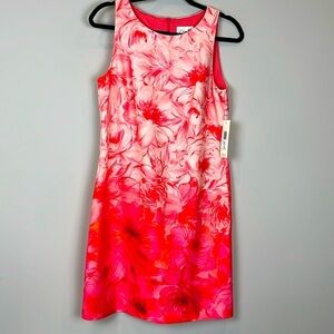 Eliza J NWT Tank Sheath Dress Size 8
Ombré flower design new sheath tank